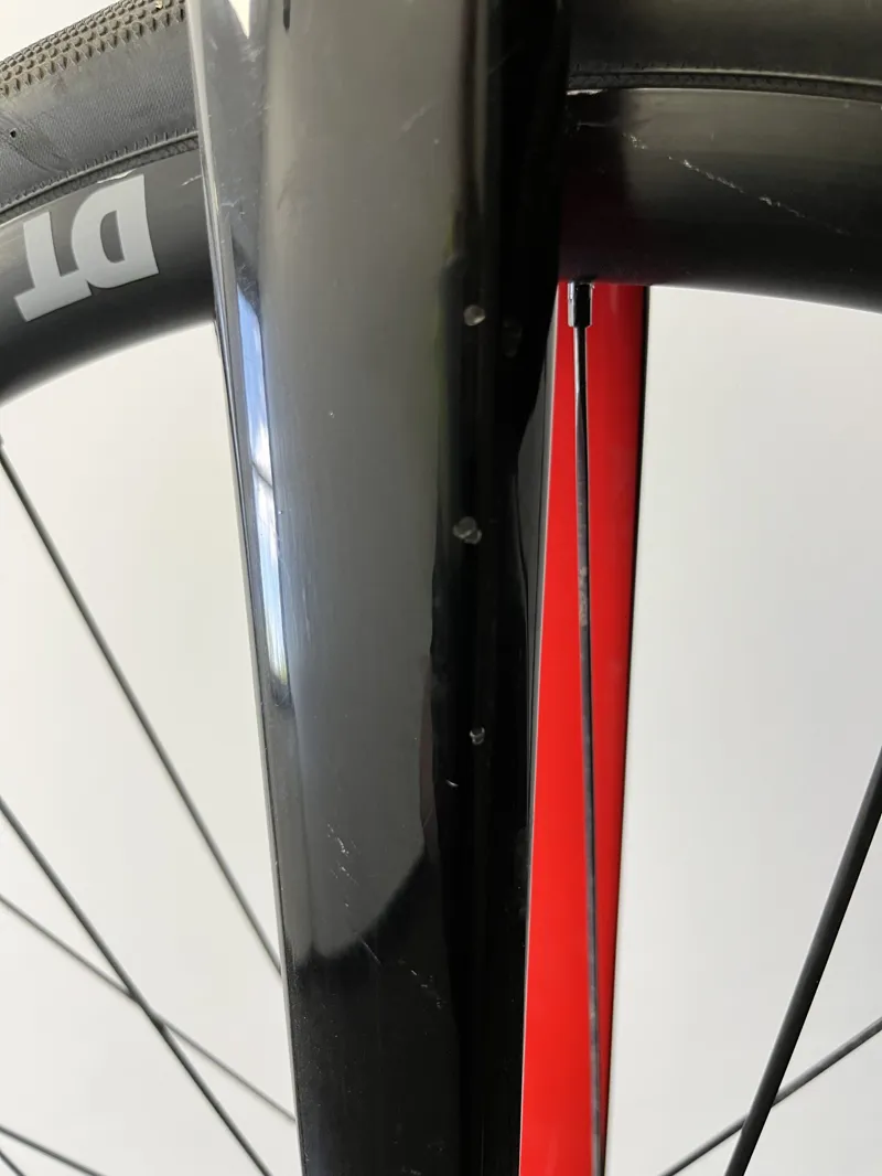 Ex-Demo Trek Domane + LT Electric Road Bike 56cm 2021 in Red/Black-4